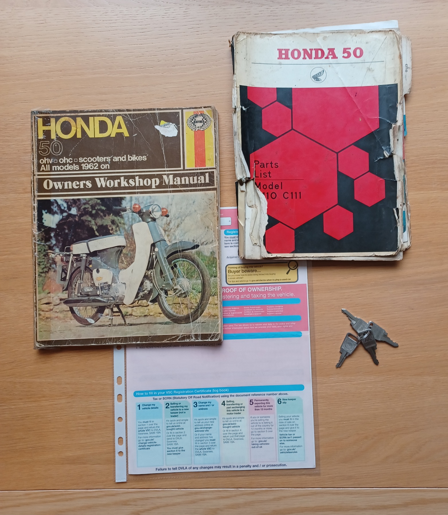 HONDA C110 50cc SPORT IN NICE CONDITION WITH V5C REGISTRATION DOCUMENT - Image 15