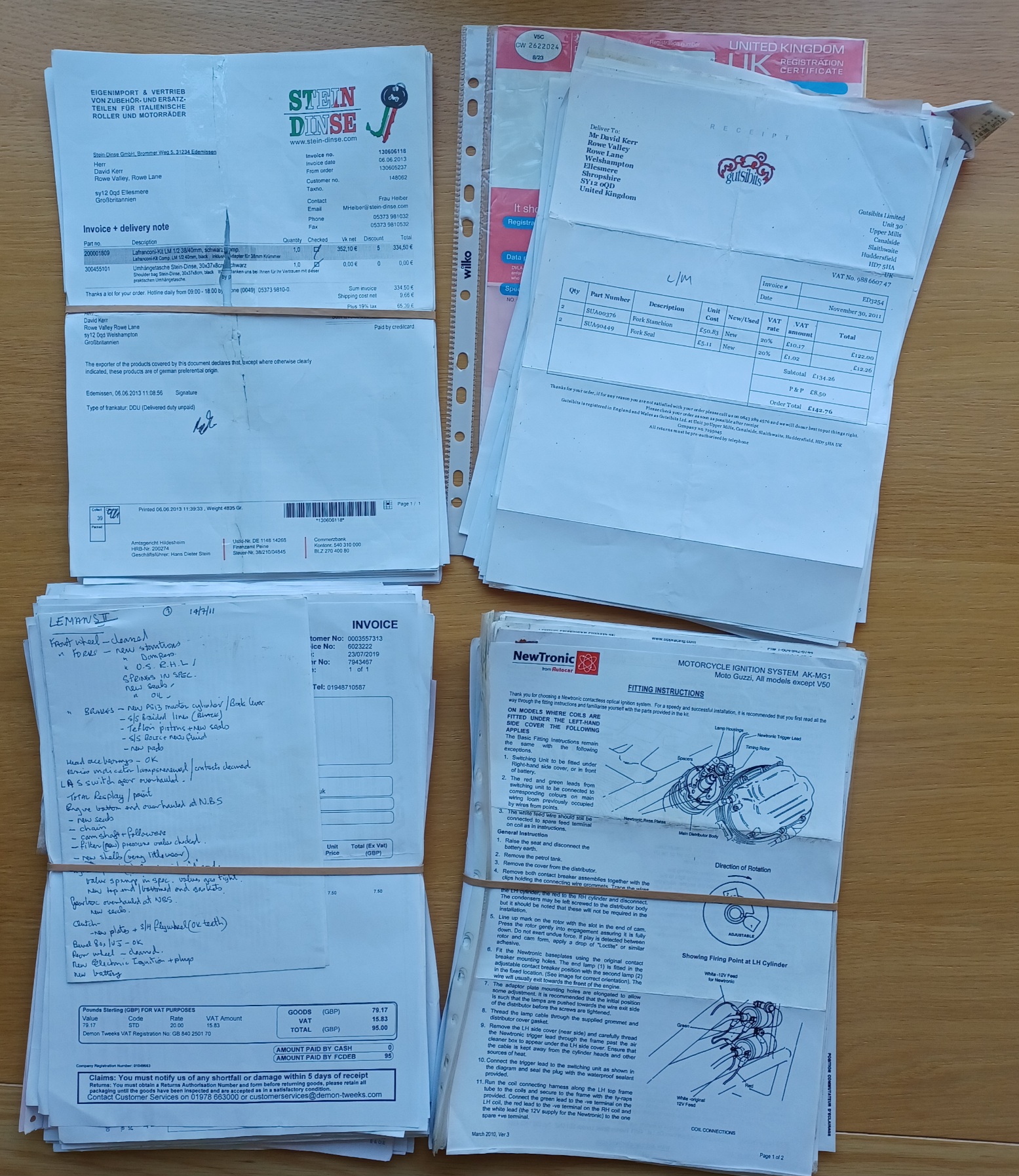 MOTO GUZZI LE MANS MK11 850cc ORIGINAL UK BIKE WITH COMPREHENSIVE HISTORY FILE & V5C - Image 16